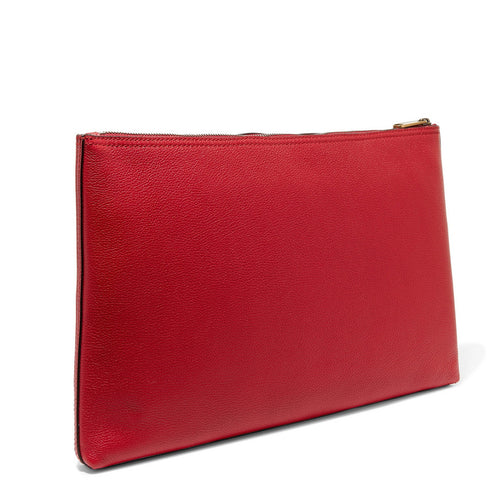GG Logo Leather Pouch