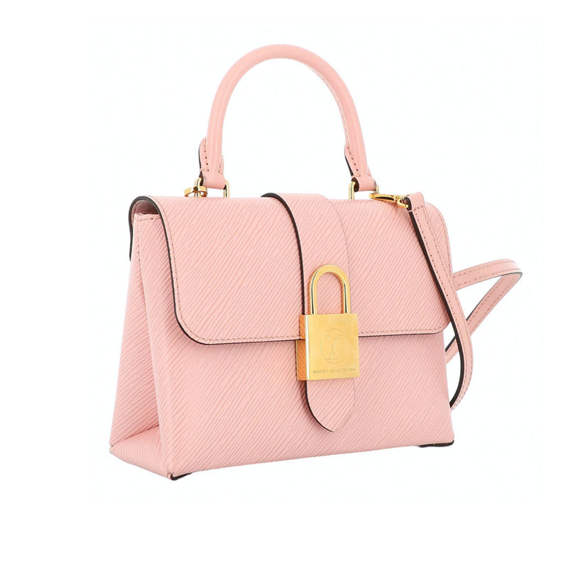 Louis Vuitton Locky Bb Pink Canvas Handbag (Pre-Owned)