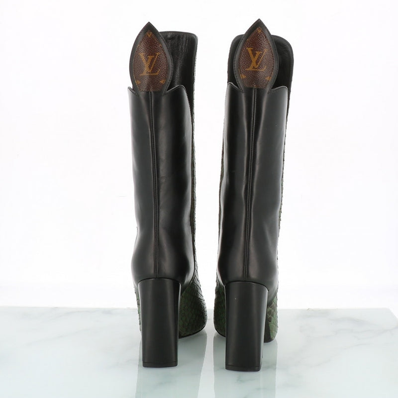 Louis Vuitton PokerFace Python Riding Boots, pre-owned – Monlux